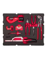 Milwaukee Packout - Foam Inlay Set 8-delig voor loodgieter (geschikt voor koffer met 2/3/4 & 2+1 lades)
