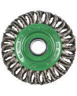 Klingspor - BR 600 Z - Borstelwiel - 125 mm - getordeerd RVS draad