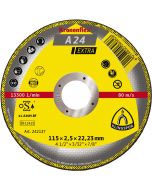 Klingspor - A 24 Extra - doorslijpschijven - 115 x 2.5 x 22.23mm - vlak