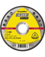 Klingspor - A 24 R Supra - doorslijpschijven - 115 x 2.5 x 22.23mm - vlak