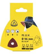 Klingspor - PS 22 K Kleinverpakking - deltaschijven - 96mm - K60 - GLS15