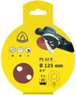 Klingspor - PS 22 K Kleinverpakking - schuurschijven - 150mm - K60 - GLS51