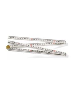 Hultafors - Duimstok G 59 1 meter - 4-delig – wit