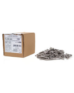 Vlonderschroef 5.0 x 60 tx25 AISI 410 RVS (100 st.) 