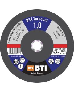 BTI Doorslijpschijf BSX TurboCut Metaal 25st