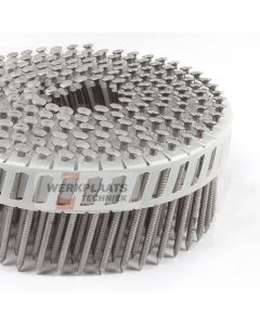 coilnails 2,5x55 rvs/ring lenskop Plastic gebonden 15° (jobbox 1.200)