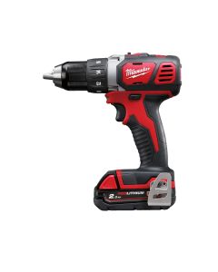 Milwaukee M18 BDD-202C - 18V accu boormachine compact + 2 x 2.0 Ah accu's