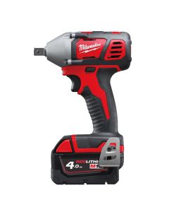 Milwaukee M18 BIW12-402C - 18V accu slagmoersleutel 1/2″ compact + 2 x 4.0 Ah accu's