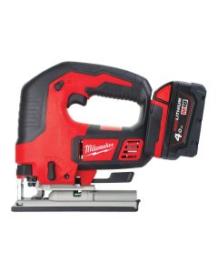 Milwaukee M18 BJS-402C - 18V accu decoupeerzaagmachine (body)grip 2 x 4.0 Ah