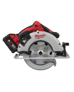 Milwaukee M18 BLCS66-502X - 18V accu cirkelzaagmachine 66mm koolborstelloos  + 2 x 5.0 Ah accu's