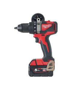 Milwaukee M18 BLDD2-502X - 18V accu boormachine koolborstelloos + 2 x 5.0 Ah accu's