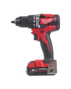 Milwaukee M18 CBLPD-202C - 18V accu klopboormachine compact koolborstelloos + 2 x 2.0 Ah accu's