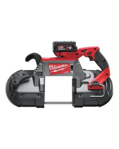 Milwaukee M18 CBS125-502C - 18V accu bandzaagmachine - 125 mm + 2 x 5.0 Ah accu's