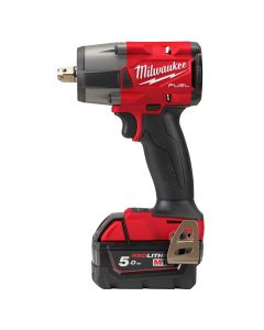 Milwaukee M18 FMTIW2P12-502X - 18V accu slagmoersleutel 1/2″ mid trq met verende borgpen + 2 x 5.0 Ah accu's