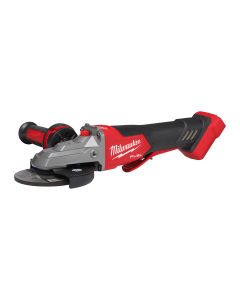 Milwaukee M18 FSAGF125XPDB-0X - 18V accu haakse slijpmachine 125 mm - platte kop - geremd - peddelschakelaar (body)