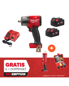Milwaukee - M18 FMTIW2F12-502X - M18 FUEL™ ½″ slagmoersleutel met frictiering - Redemption Deal
