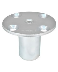 Pitzl SPP verbinder voor staanders en liggers, Ø100x6, M12 binnendraad, dorn Ø42,4x70, gegalvaniseerd