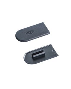 Lamello Cabineo Afdekkappen kunststof gitzwart 100 stuks