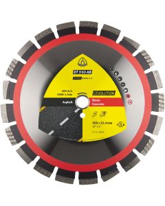 Klingspor - DT 350 AB Extra - Grote diamantschijven - 400 x 25.4mm - brede vertanding