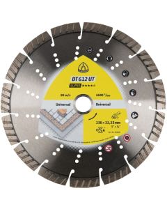 Klingspor - DT 612 UT Supra - Diamant doorslijpschijven - 230 mm - M 14 opname x - Speciale turbosegmenten