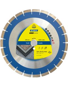 Klingspor - DT 900 G Special - Grote diamantschijven - 400 x 25.4 / 30mm - Conische segmenten met extreem nauwe vertanding
