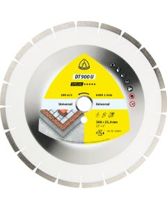 Klingspor - DT 900 U Special - Grote diamantschijven - 400 x 25.4mm - 24 segmenten