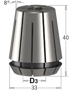 CMT - Precisie spantang - ER32 L=40 mm - D³=15 mm D=33 mm