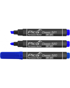 Pica 521/41 Perm. Marker 2-6mm beitel blauw