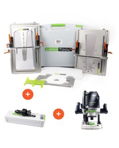 Lignatool zwaluwstaartfreesmal LT080(PR) Profipakket + Zwaluwstaart wisselmesfrees 15° + Festool OF2200 EB-plus, LTA1048-FES-576215