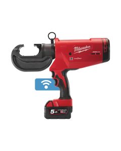 Milwaukee M18 HCCT109/42-522C - 18V accu kabelkrimptang FORCE LOGIC™ hydraulisch - 16-400 mm - 109 kN - universeel + 1 x 5.0 Ah & 1 x 2.0 Ah accu