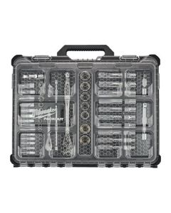 Milwaukee Pakout 63 delige doppenset 1/4” en 1/2”