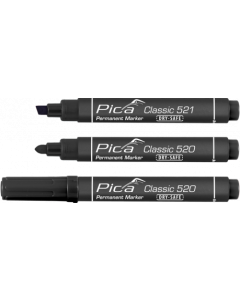 Pica 521/46 Perm. Marker 2-6mm beitel zwart