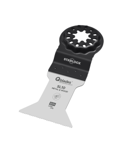 Qblades - Zaagblad Bi-Metaal - SL10 - 19tpi 44x55mm 10+1 stuks