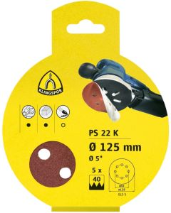 Klingspor - PS 22 K Kleinverpakking - schuurschijven - 150mm - K180 - GLS51