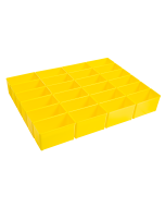 L-BOXX Inzetboxenset B3 geel - voor L-BOXX 102 - 24 stuks