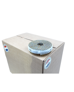 Stalen betonnagels op rol 35 x 2.8 Galva Plastic gebonden 15° (9.600)