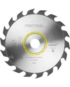 Festool Cirkelzaagblad HW 225x2,6x30 PW18 WOOD RIP CUT