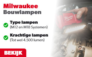 Milwaukee bouwlampen