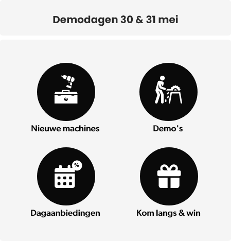 Demodagen jubileum editie - 20 jaar werkplaatstechniek