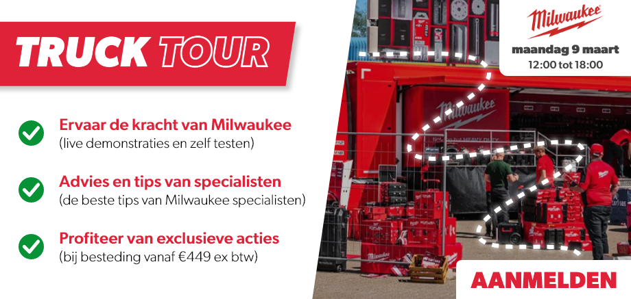 Truck tour milwaukee - werkplaatstechniek
